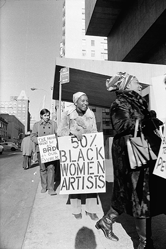 Art Workers Coalition action at the Whitney Museum, NY, 1971